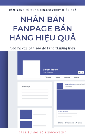 Nhân bản fanpage bán hàng hiệu quả
